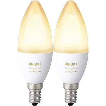 Philips Hue White Ambiance 6W E14 set 2ks (929002294404)