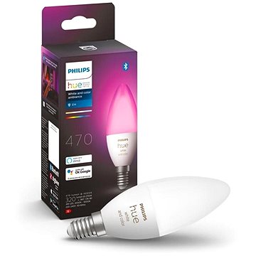 Philips Hue White and Color Ambiance 6,5W E14 (929002294204/929001301301)