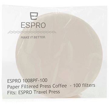 ESPRO Papírové kávové filtry pro Travel Press P0, P1 (1008PF-100)