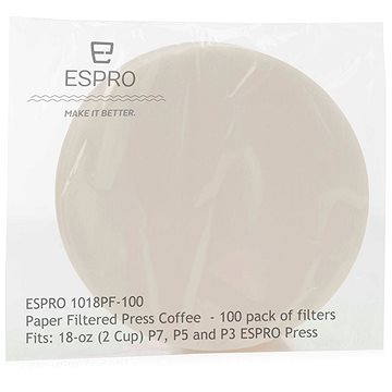 ESPRO Papírové kávové filtry pro P3, P5, P7 (1018PF-100)