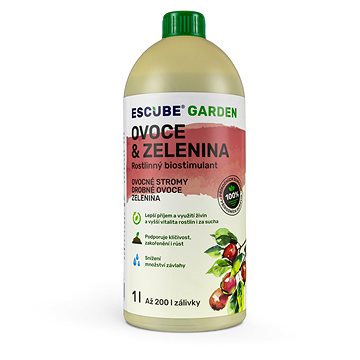 Escube Garden přírodní biostimulant a hydroabsorbent - ovoce a zelenina, 1000 ml (ES00006)