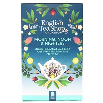 English Tea Shop Mix čajů Ranní, polední a noční 40g, 20 ks bio ETS20 (60383)