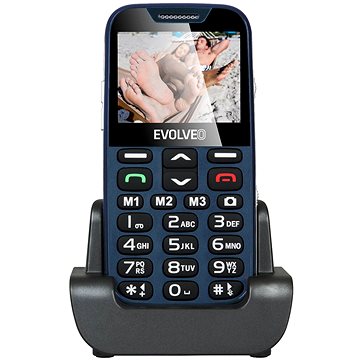 EVOLVEO EasyPhone XD modro-stříbrný (EP-600-XDL)