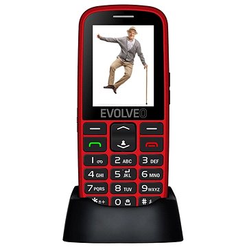 EVOLVEO EasyPhone EG červená (EP-550-EGR)