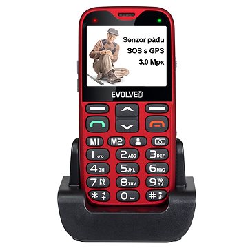 EVOLVEO EasyPhone XG červená (EP-650-XGR)
