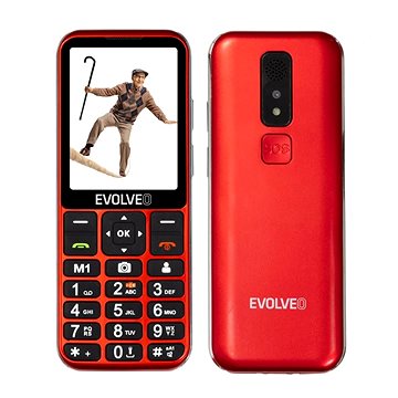 EVOLVEO EasyPhone LT červená (EP-880-LTR)