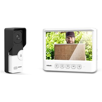 EVOLVEO DoorPhone IK06 set video dveřního telefonu s pamětí a barevným displejem (DPIK06-W)
