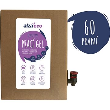 AlzaEco Prací gel Sensitive 3 l (60 praní) (8594018044764)