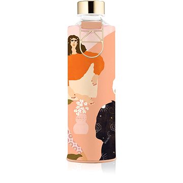 EQUA skleněná láhev s obalem z umělé kůže Mismatch Alja Horvat 750 ml (MMFAUXAH)