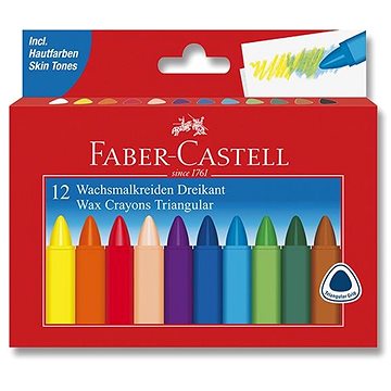 FABER-CASTELL Grip Wax 12 barev (120010)
