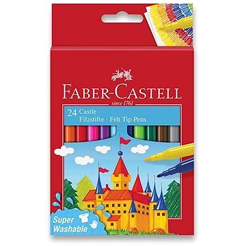 FABER-CASTELL Castle kulaté, 24 barev (554202)