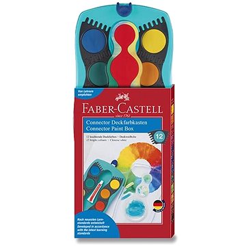 FABER-CASTELL Connector Turquoise, 12 barev (125003)