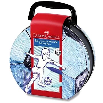 FABER-CASTELL Connector design fotbal 33 barev (4005401555384)