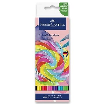 FABER-CASTELL Goldfaber Aqua Candy, 6 barev (4005401645283)