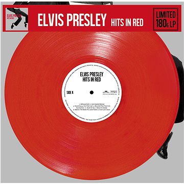 Presley Elvis: Hits In Red - LP (4260134475471)