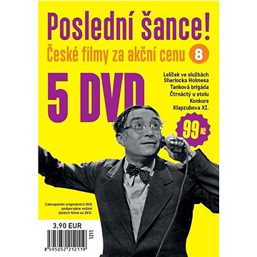 Poslední šance 8 /papírové pošetky/ (5DVD) - DVD (8595052212119)