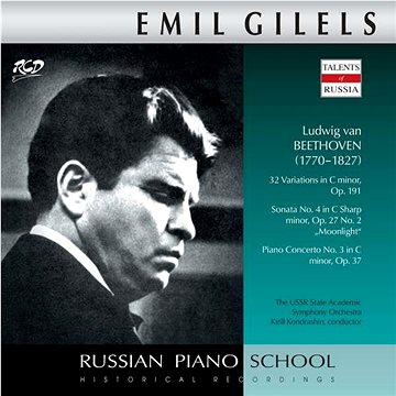 Gilels Emil: Beethoven - 32 Variations, Op. 191 / Piano Sonata „Moonlight” - CD (4600383163666)