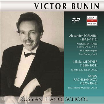 Bunin Victor: Nocturne, Op. 5, No. 1, Five Impromptus, Two Etudes, Op. 8 - CD (4600383163543)