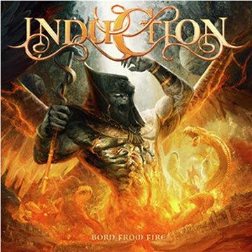 Induction: Born From Fire (Yellow/ Red Marbled Vinyl) - LP (5054197286780)