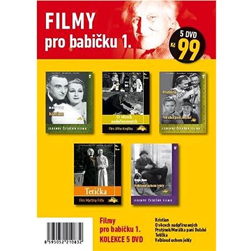 Filmy pro babičku 1. /papírové pošetky/ (5DVD) - DVD (1083)