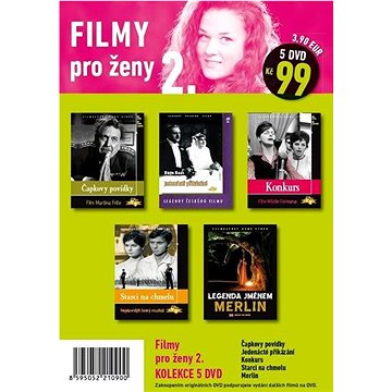 Filmy pro ženy 2. /papírové pošetky/ (5DVD) - DVD (1090)