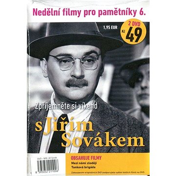 Nedělní filmy pro pamětníky 6: Jiří Sovák (2DVD) - DVD (1100)