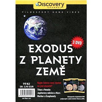 Exodus z planety Země /papírové pošetky/ (3DVD) - DVD (1101)