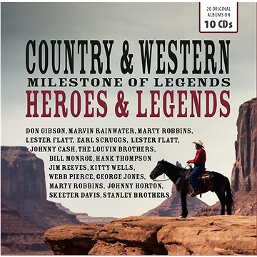 Various: Country & Western - Heroes & Legends (10x CD) - CD (600575)