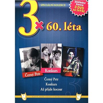 3x 60. léta (3DVD) - DVD (7017-16)