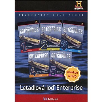 Letadlová loď Enterprise /papírové pošetky/ (5DVD) - DVD (7023)