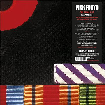 Pink Floyd: Final Cut (Remastered 2011, Edice 2017) - LP (9029599695)