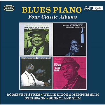 Various: Blues Piano - Four Classic Album (2x CD) -CD (AMSC1398)