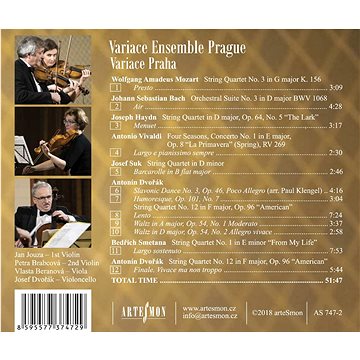 Various: Variace Ensemble Prague : Variace Praha CD (AS747-2)