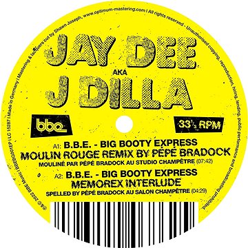 J Dilla: J Dilla - B.B.E. - Big Booty Express - LP (BBEBG001EP)