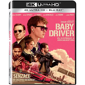 Baby Driver (2 disky) - Blu-ray + 4K Ultra HD (BD001630)