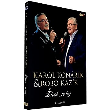Karol Konárik a Robo Kazík: Život je boj (CD + DVD) - CD-DVD (CSM4848)