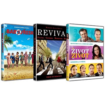 3x DVD Česká komedie: Revival Život je život Babovřesky 3 (3DVD) - DVD (D007751)