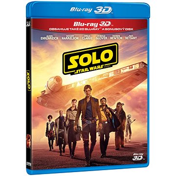 Solo: Star Wars Story 3D+2D (3 disky: 3D+2D film + bonus disk) - Blu-ray (D01102)