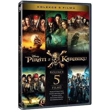 Piráti z Karibiku kolekce 1-5 (5DVD) - DVD (D01543)
