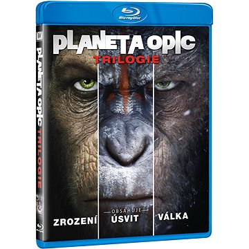 Trilogie Planeta opic (3BD) - Blu-ray (D01664)