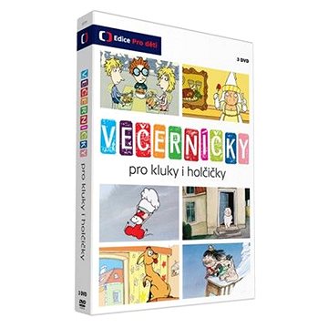 Večerníčky pro kluky i holčičky (3DVD) - DVD (ECT171)