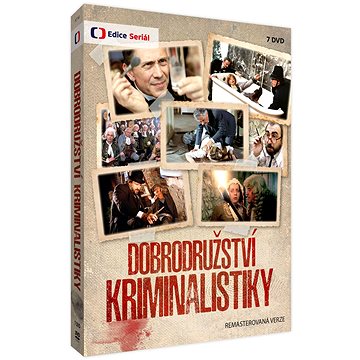 Dobrodružství kriminalistiky (remasterovaná verze) (7x DVD) - DVD (ECT343)