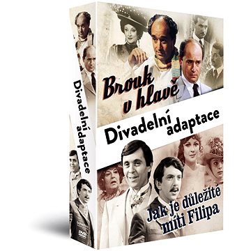 Kolekce Divadelní adaptace (2DVD): Brouk v hlavě + Jak je důležité míti Filipa - DVD (N02362)