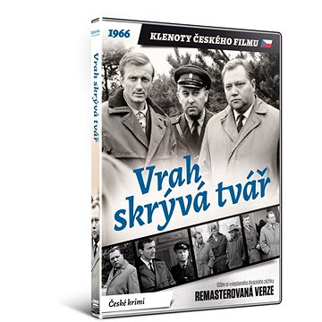 Vrah skrývá tvář - edice KLENOTY ČESKÉHO FILMU (remasterovaná verze) - DVD (N02536)
