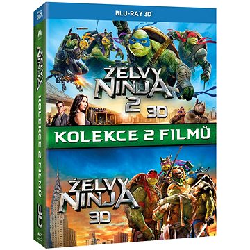 Želvy Ninja - Kolekce 1+2 3D+2D (3BD) - Blu-ray (P01017)