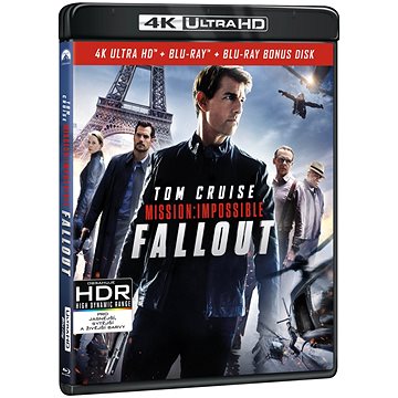 Mission: Impossible - Fallout (3 disky: UHD+BD+bonus disk) - Blu-ray + 4K Ultra HD (P01117)