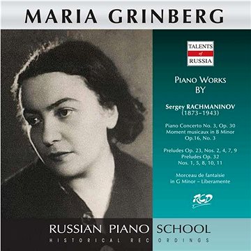 Grinberg Maria: M. Grinberg - Rachmaninov: Piano Concerto No. 3 / Moment musicaux - CD (RCD13006)