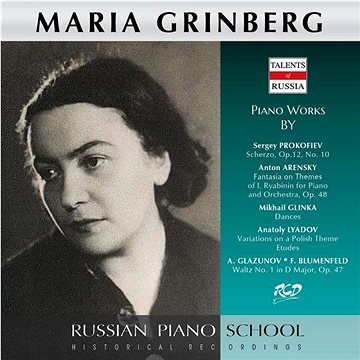 Grinberg Maria: M. Grinberg - Prokofiev / Arensky / Glinka / Lyadov and Glazunov - CD (RCD13010)