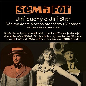 Semafor /Suchý Jiří/ Šlitr Jiř: Komplet 9 her z let 1965-1970 (15x CD) - CD (SU6644-2)