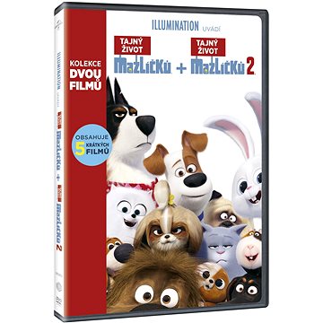 Tajný život mazlíčků 1+2 (2DVD) - DVD (U00255)